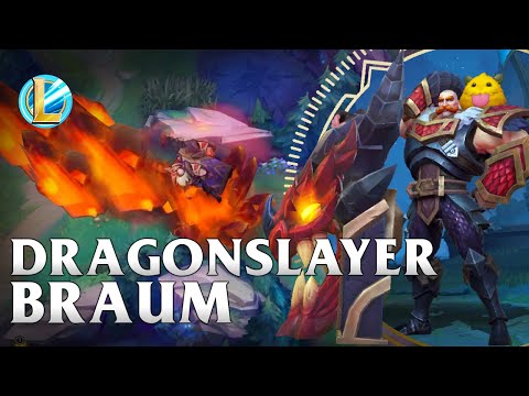 Dragon Slayer Braum Skin Spotlight - WILD RIFT