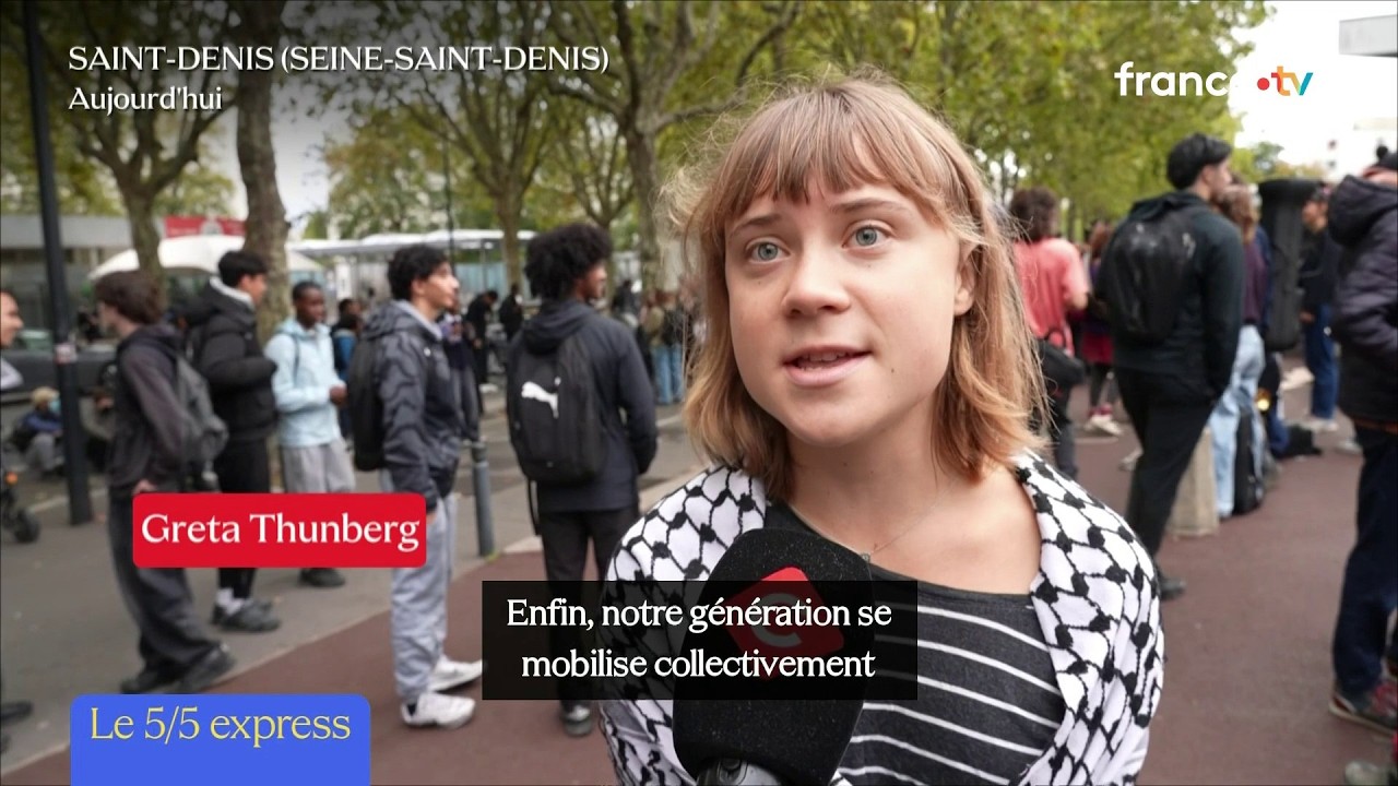 Mouvement des lycéens : Greta Thunberg se mobilise- Le 5 sur 5 express du 13 octobre 2026
