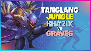 Rank 1 Kha'Zix : His WRECKING ONE SHOT deleted Graves - Engsub