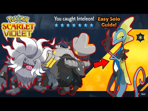 Fighting Type Pokemon DESTROY Inteleon! Easy 7 Star Solo Raid Guide - Pokemon Scarlet and Violet