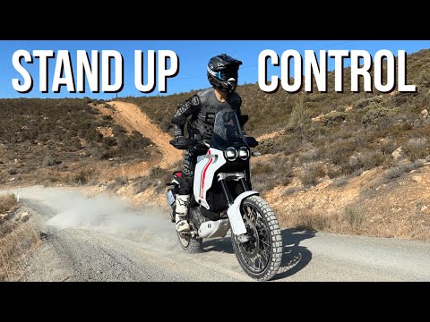 Controlling Adventure Motorcycle Standing Up | Off Road Riding Tip