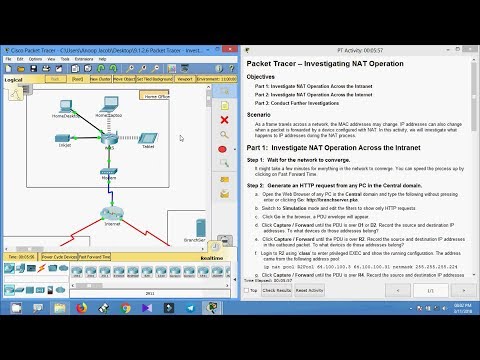 9.1.2.6 Packet Tracer - Investigating NAT Operation