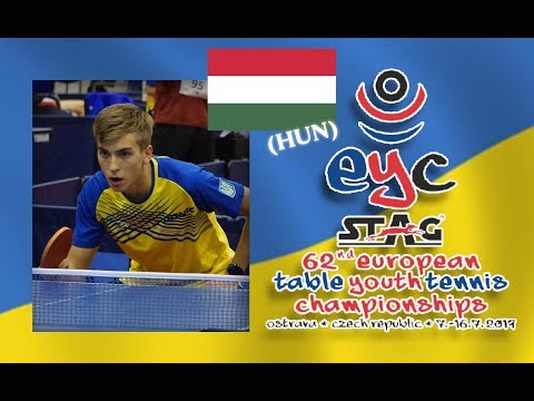 GREBENIUK Andrii UKR  - JUHASZ Patrik HUN 2019 European Youth Championships