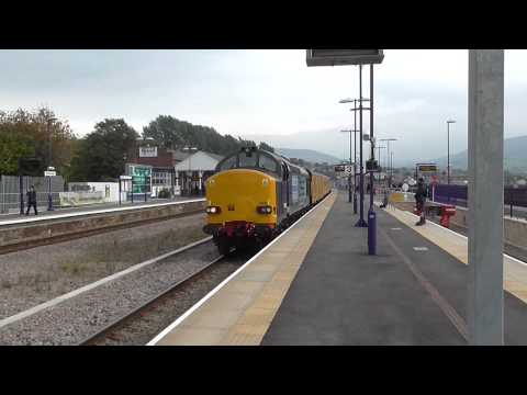 Class 37 No's 37038 TnT 37612 on 1Q14 Crewe C.S - Crewe C.S @ Stalybridge on 1.10.13 - 1080HD