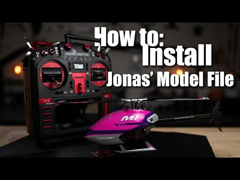 HOW TO: Install Jonas' Radiomaster TX16S model for your OMPHobby M1