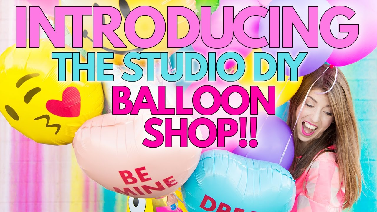 Introducing...THE STUDIO DIY BALLOON SHOP!!!!