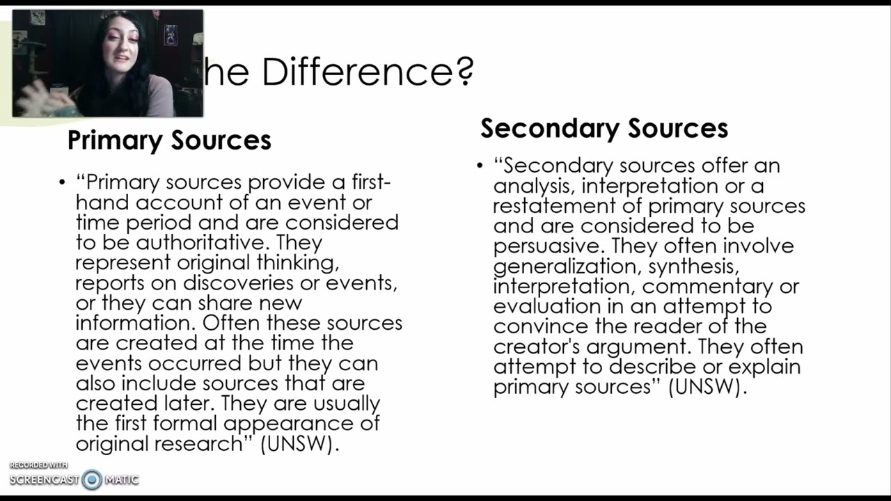 Finding and Evaluating Sources for a College Paper