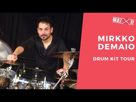 Mirkko DeMaio presents his drum kit