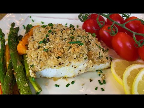 Parmesan Crusted Baked Cod - Easy Fish Recipes