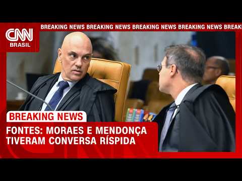 Mendonça e Moraes tiveram conversa “dura e ríspida”, dizem fontes | CNN 360°