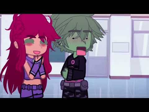 Who’s that girl? Raven x beast boy 😍(gacha club)/lazy/