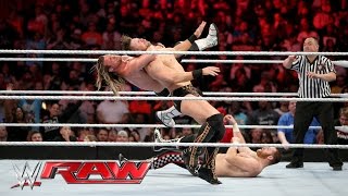 Dolph Ziggler, Sami Zayn & Sin Cara vs. Kevin Owens, The Miz & Stardust: Raw, March 28, 2016