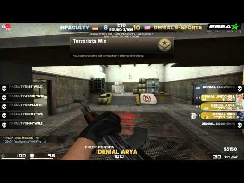 ESEA S13 LAN Playoffs - n!faculty vs. Denial eSports de_cache Teil 2/2