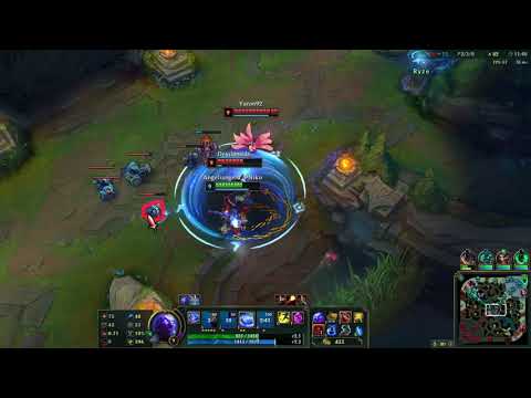 [LoL] Patch 8.15 ★ Normal Replay ► [Surrender] Mid Ryze vs Ahri ♦ S Rank & 15/10/11 KDA RAMPAGE