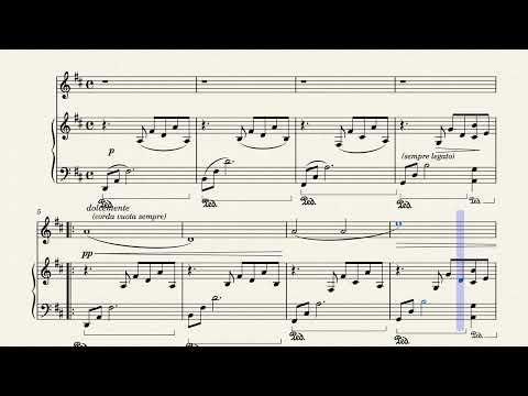 Incanto per Violino su corde vuote e Pianoforte musica di Samuele Rizzi