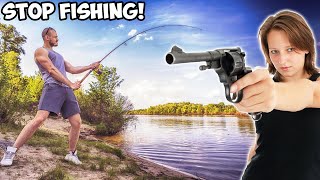 Vegan Karen SHOT Me Cuz I Was Fishing In My Own Lake! Claims It's Illegal!