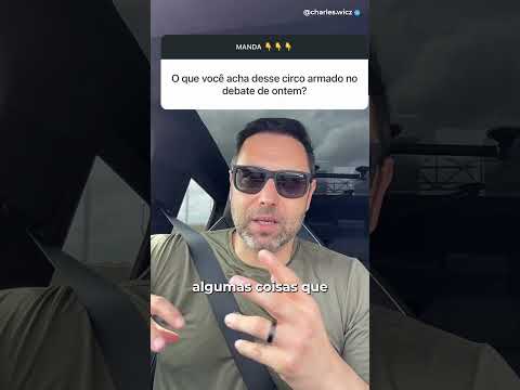 O DEBATE VIROU UMA GRANDE PALHAÇADA?