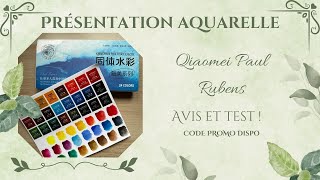 Présentation aquarelle Qiaomei Paul Rubens - Avis et Test ! Code promo dispo