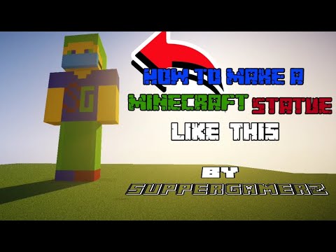 EPIC Minecraft statue build! Watch now - suppergamerz