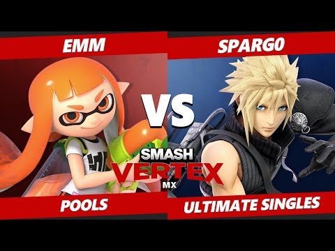 Smash Vertex Pools - NS NG | Emm (Inkling) Vs. XTR | Spargo (Cloud) Smash Ultimate - SSBU