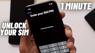 How to Unlock Sim Card / Sim locked by Pin Code or PUK Code