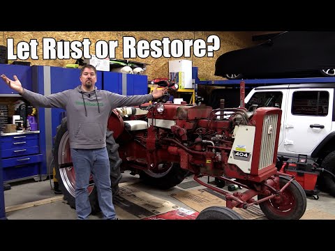 To Rust or Restore: Reviving My Grandfathers Farmall 404 Tractor