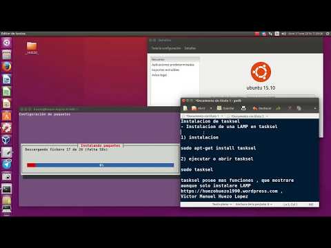 Tasksel Interface Instalacion de una LAMP en tasksel – HUEZO