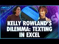 Kelly Rowland's Dilemma: Texting Nelly in Excel in Music Video