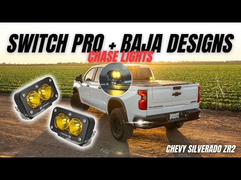Switch Pro + Baja Designs Chase Lights | Chevy Silverado ZR2