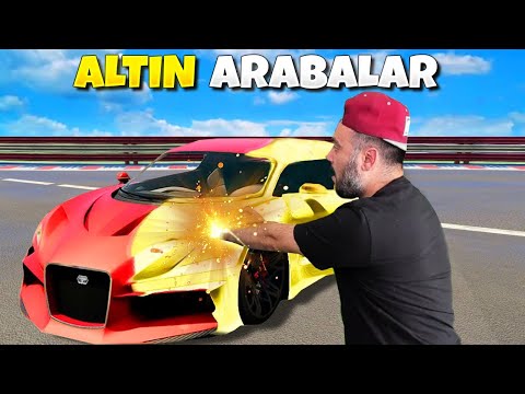 DOKUNDUGUM LÜKS PAHALI ARABALAR ALTIN OLUYOR - GTA 5 MODS