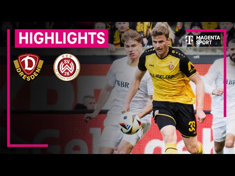Dynamo Dresden - SV Wehen Wiesbaden | Highlights 3. Liga | MAGENTA SPORT