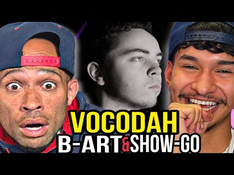 19Yr Old RAPPER first TIME ever hearing - VOCODAH Headbangers, B-ART & Show-Go!!!