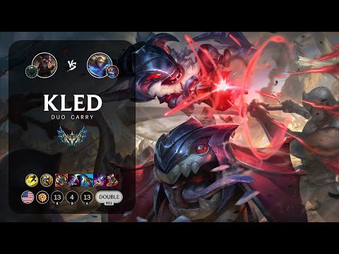 Kled ADC vs Ezreal - NA Challenger Patch 13.1