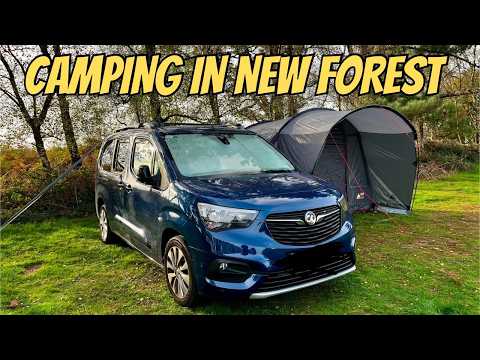 An AWESOME New Forest CAMPSITE - Holmsley Caravan and Camp Site Tour