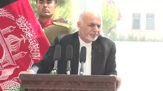 کلیپ سخنان رئیس جمهور غنی در رابطه به بازگشایی بنادر جدید تجارتی و ترانزیتی در کشور