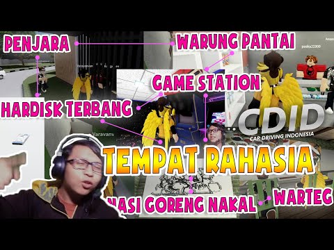 LOKASI TEMPAT RAHASIA CDID UPDATE - Car Driving Indonesia Roblox CDID
