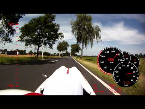 Velomobil Milan SL MK2 84km/h ohne Haube