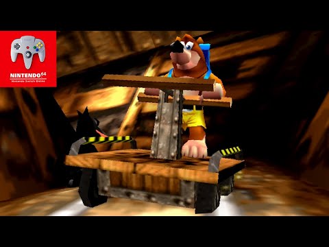 Banjo-Tooie Nintendo Switch Online - 100% Walkthrough Part 7 Gameplay - Glitter Gulch Mine Cart Race