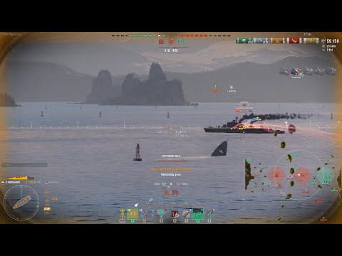 Legendary Harugumo the AC130 of World of Warships