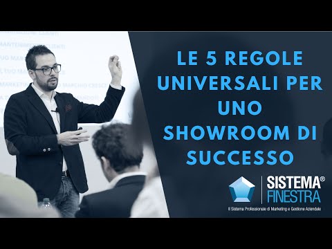 Le 5 regole universali per uno showroom di successo