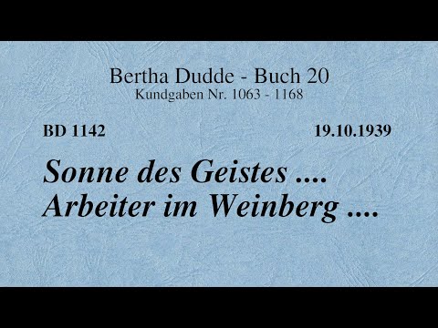 BD 1142 - SONNE DES GEISTES .... ARBEITER IM WEINBERG ....