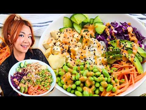 This High Protein SUSHI BOWL Has 27g of PROTEIN & easy To MEAL PREP