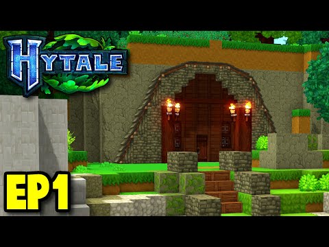 Let's Play Hytale Episode 1 | Surviving My First Night
