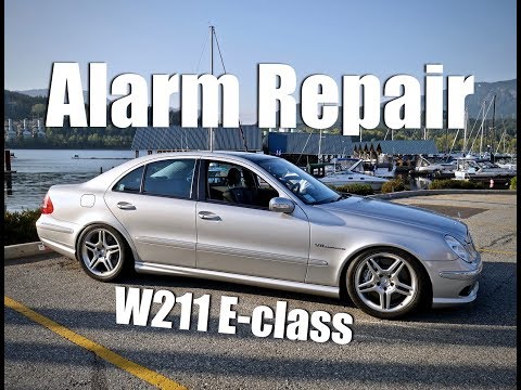 Mercedes E-Class W211 Siren Replacement DIY (4K)