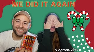Candy Cane Challenge PART 2 (SURPRISE!) | Vlogmas 2024
