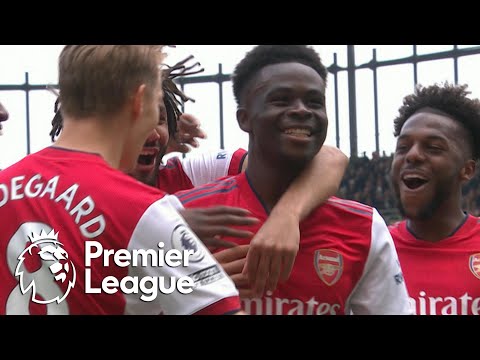 Bukayo Saka doubles Arsenal lead over Manchester United ' Premier League