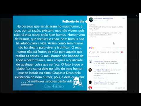 Graças a Deus pelo bom humor!