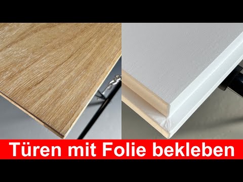 Tür mit Folie bekleben | Türen renovieren | Türen Folieren Anleitung