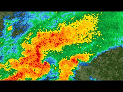 2019 Alexandria La Supercell Radar Loop
