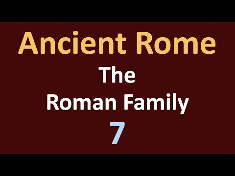 Ancient Rome History - Roman Family - 07